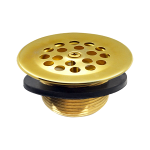 ALUIDS Bath Tub Drain Strainer and Grid, 1-1/2 Inch – Polished Gold Finish
