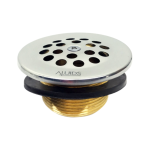 ALUIDS Bath Tub Drain Strainer and Grid, 1-1/2 Inch Polished Chrome
